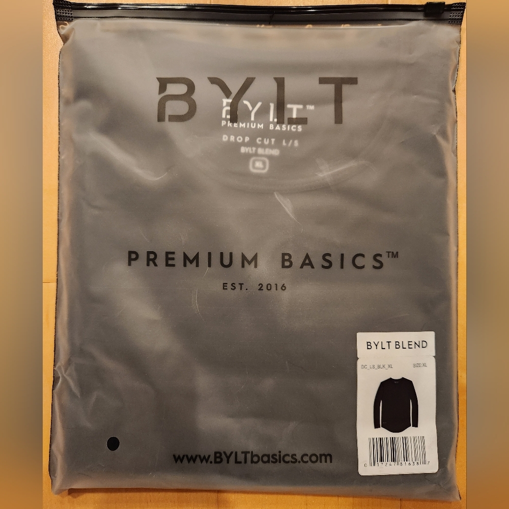 BYLT Long Sleeve Black Shirt (size - XL)